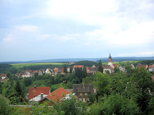 View on Dornstetten