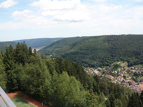 view on Bad Wildbad