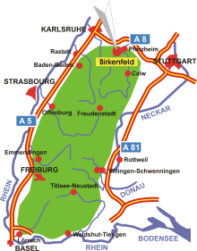 Black Forest map