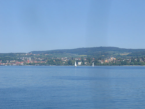 Sailing boats on Lake Constance