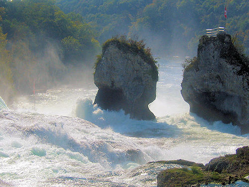 Rhine Falls Rocks
