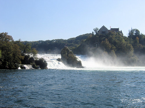 The Rhine Falls in Schaffhausen