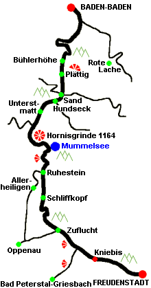 Map Black Forest High Road