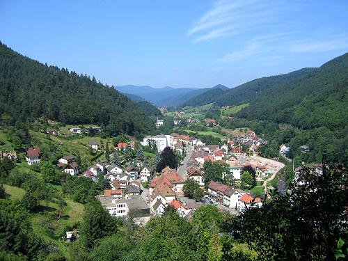 View in the  Gutach valley