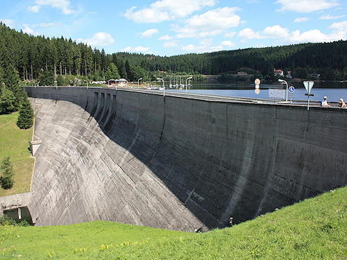 The Schluchsee barrage dam