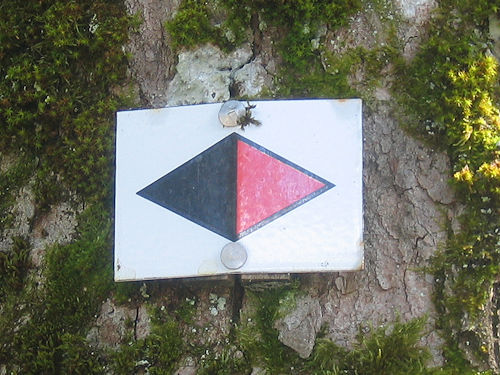 trail sign Ostweg