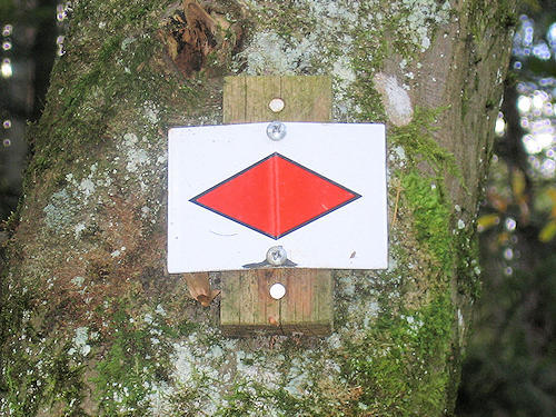 West Trail signpost