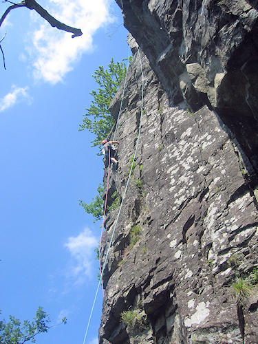 Climbing rock