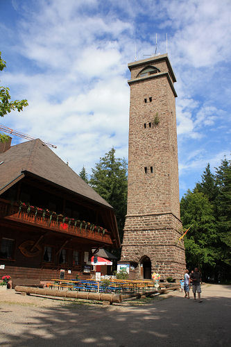 Lookout tower on Brandenkopf Mountain