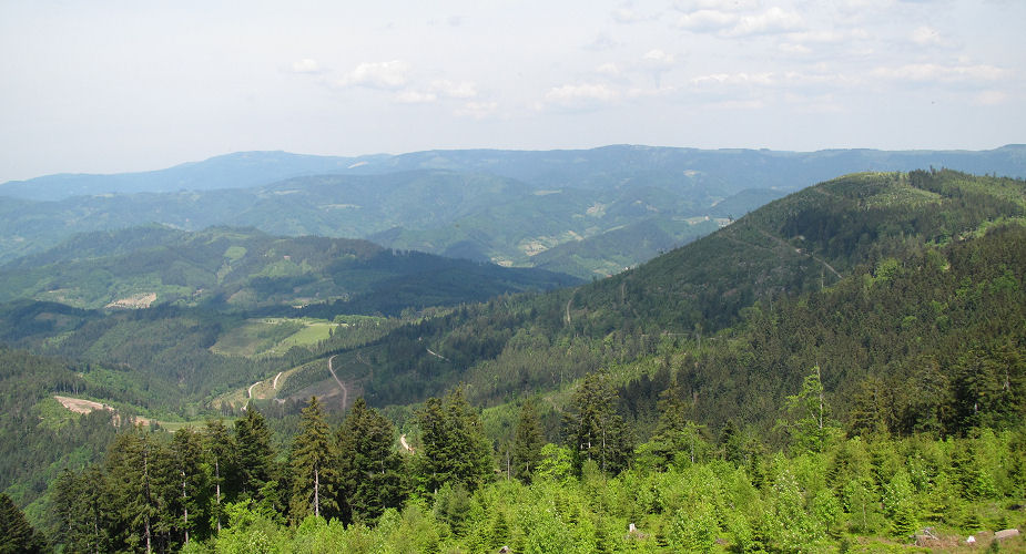 View from Mooskopf Mountain