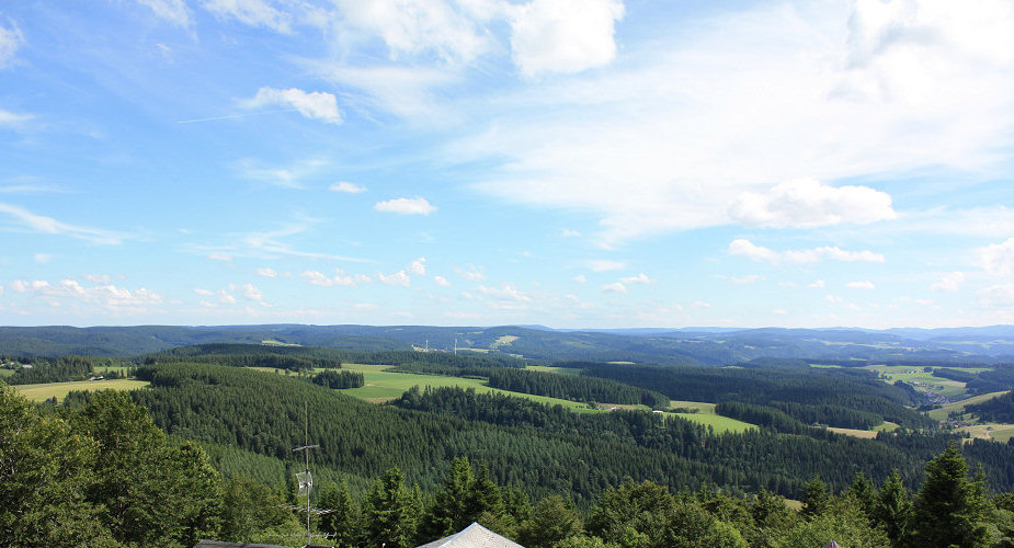 View from Brend mountain near Furtwangen