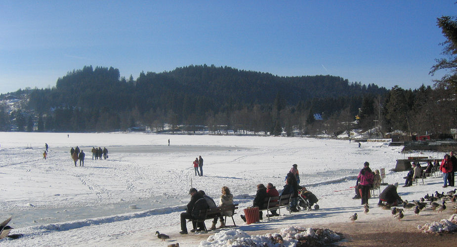 Ice-bound Titisee