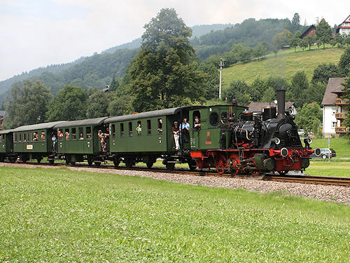 Steam train on the Achertal railway