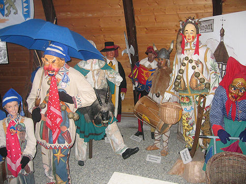 Figures of the Swabian-Alemannic carnival